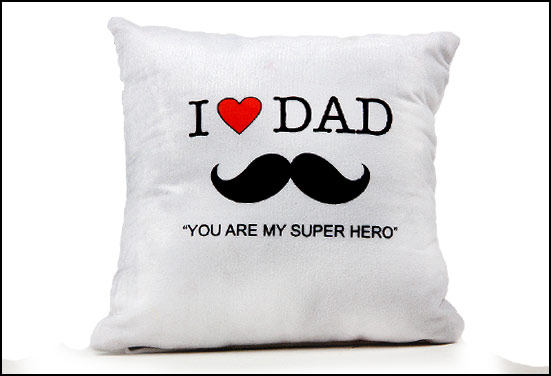 Fathers special cushions as Father day gift idea